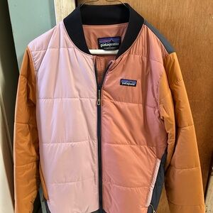 Patagonia colorblock bomber jacket, EUC